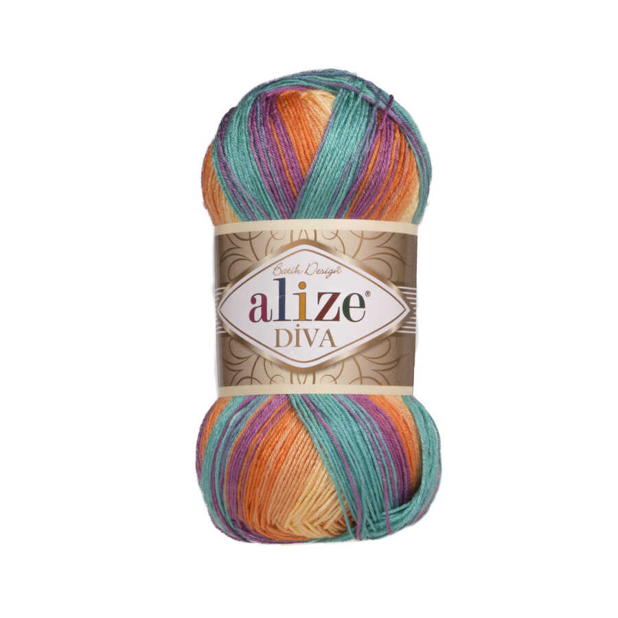 Alize Diva Batik 7074 yarn by YarnPark