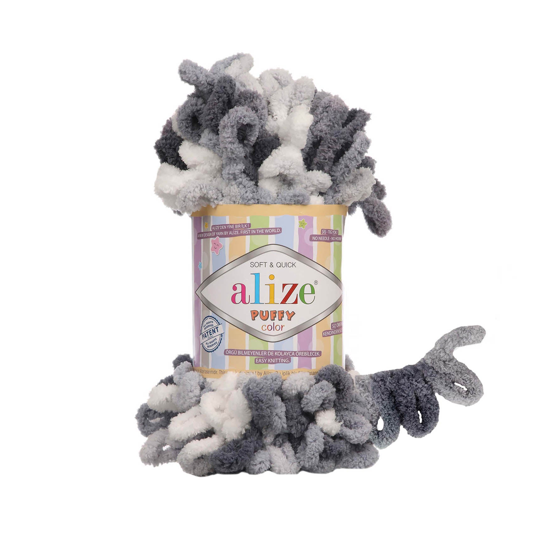 Alize Puffy Color 5925 yarn by YarnPark