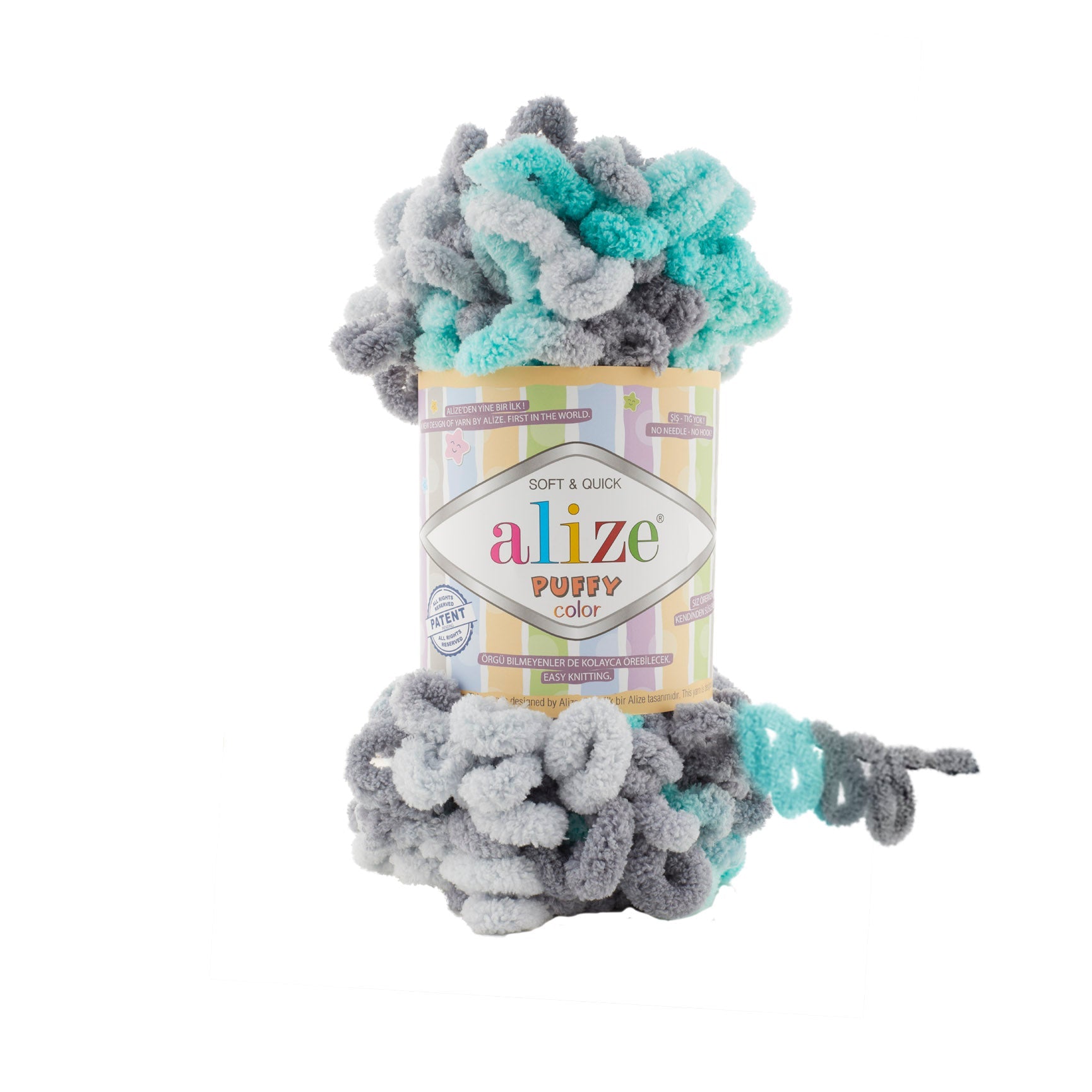 Alize Puffy Color 6076 yarn by YarnPark