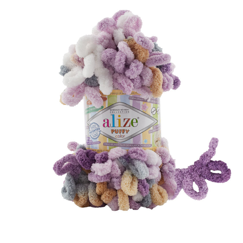 Alize Puffy Color 6522 yarn by YarnPark