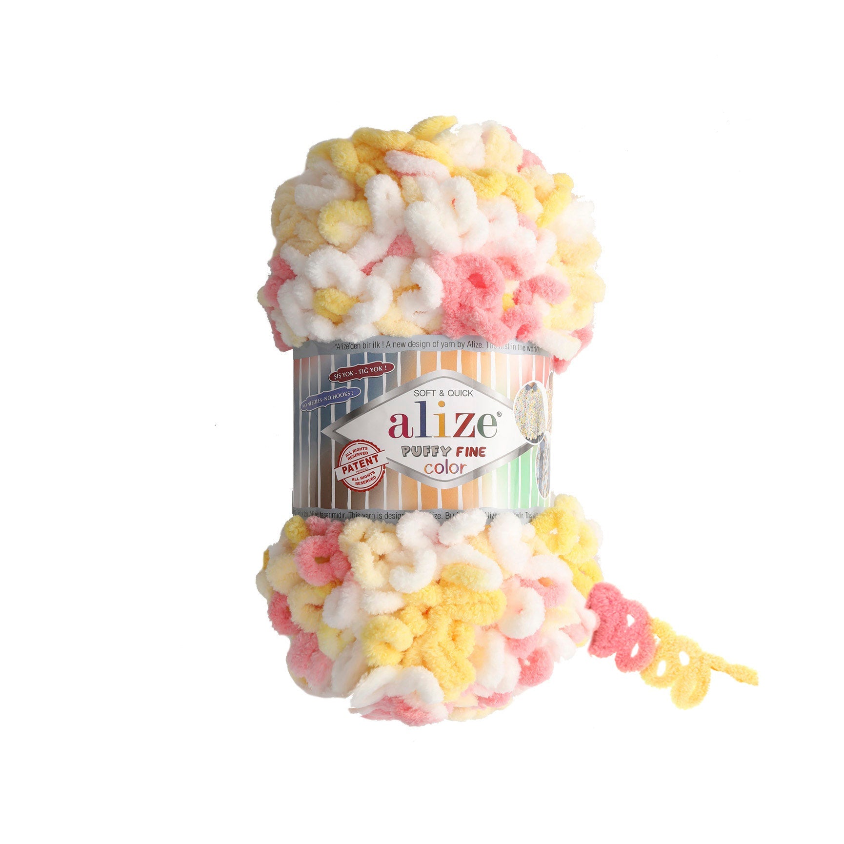 Alize Puffy Fine Color 5942 yarn by YarnPark