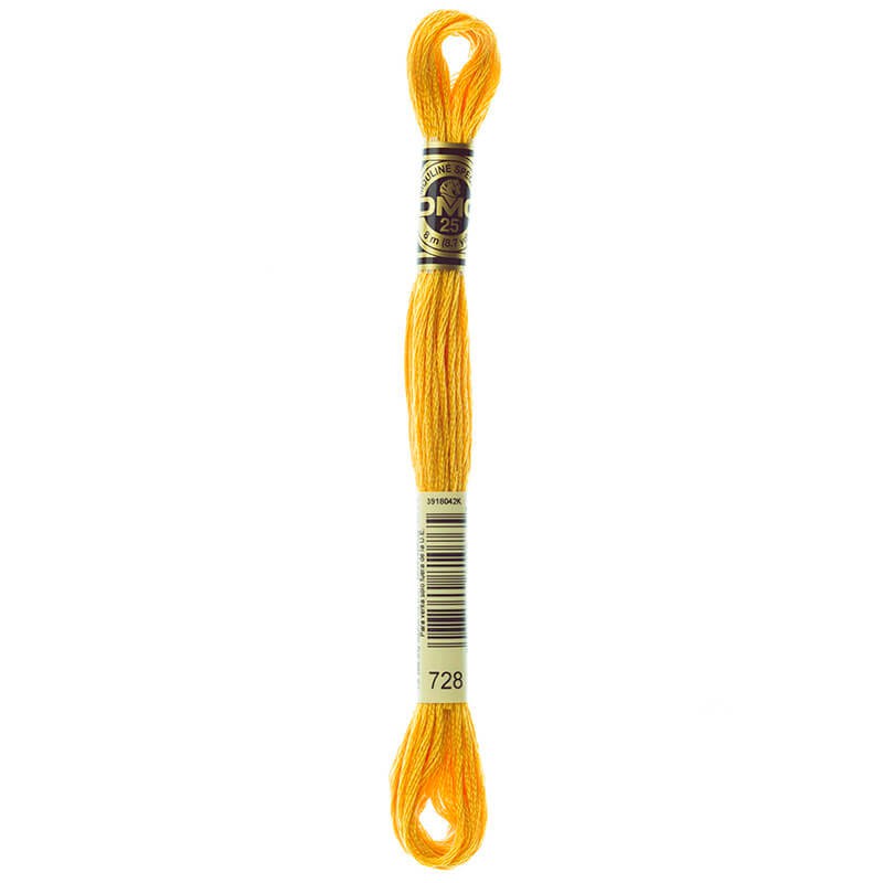 DMC Mouline Special Six-Strand Embroidery Floss 728 yarn by YarnPark