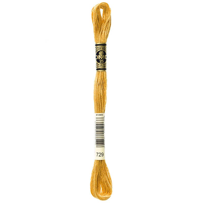 DMC Mouline Special Six-Strand Embroidery Floss 729 yarn by YarnPark