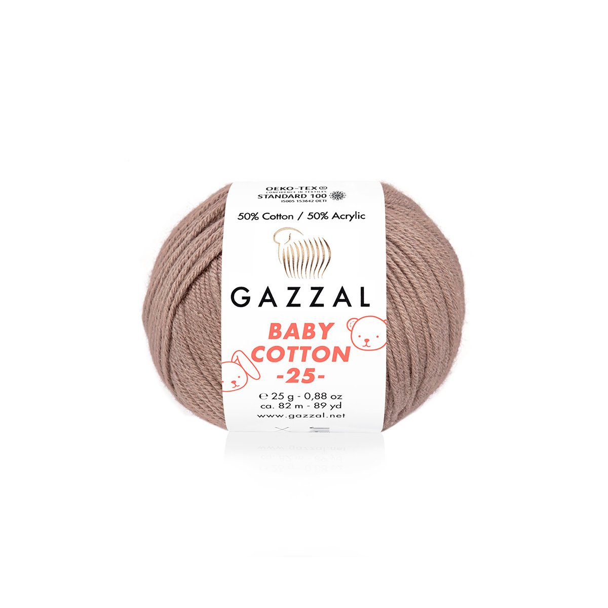 Gazzal Baby Cotton 25 3434 yarn by YarnPark