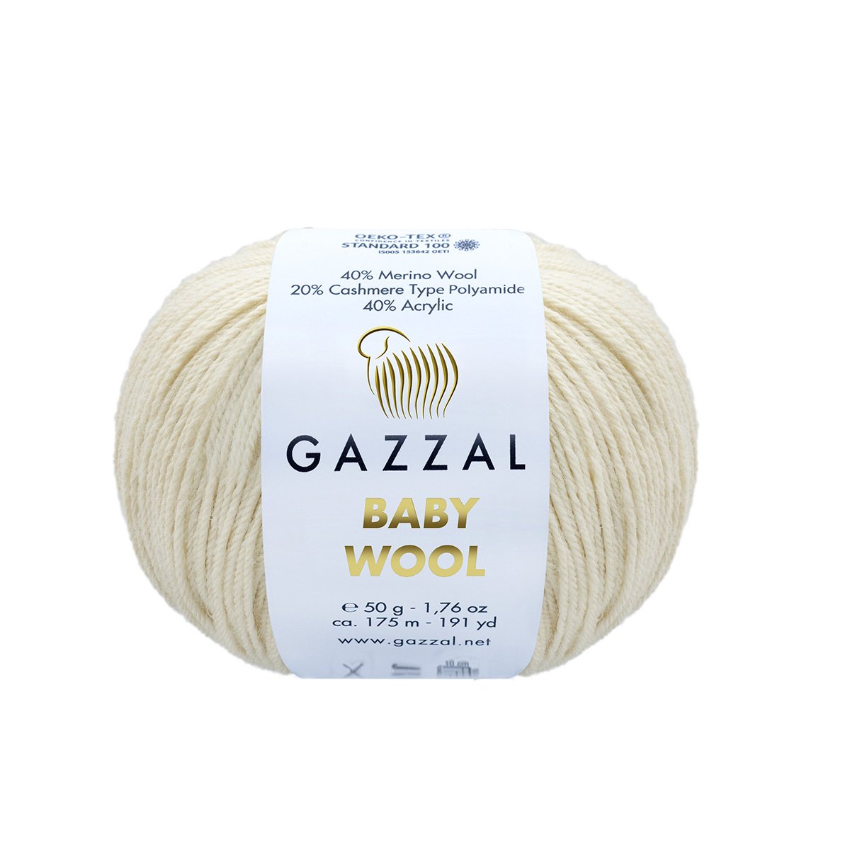 Gazzal Baby Wool 829 yarn by YarnPark