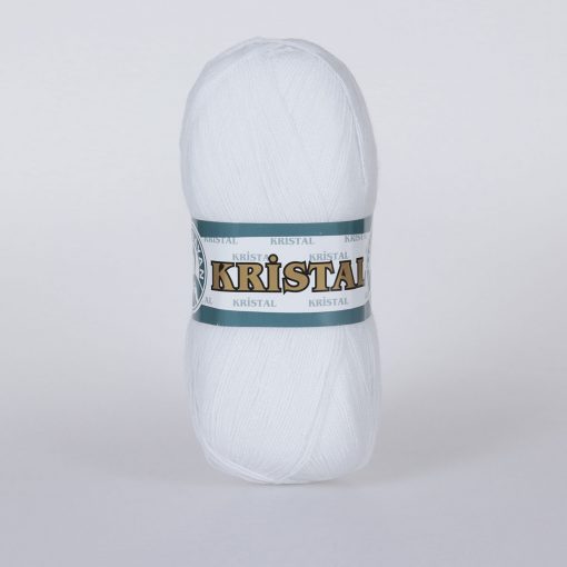 Madame Tricote Paris Kristal 000 Shiny Acrylic Yarn by YarnPark