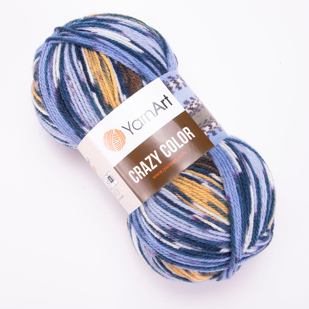 YarnArt Crazy Color 182 yarn by YarnPark
