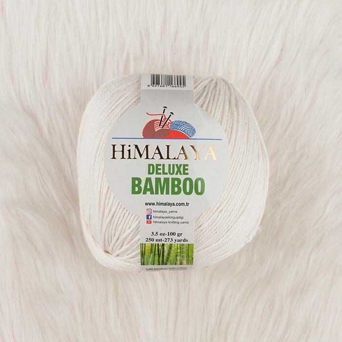 Himalaya Deluxe Bamboo 124-02 yarn by YarnPark