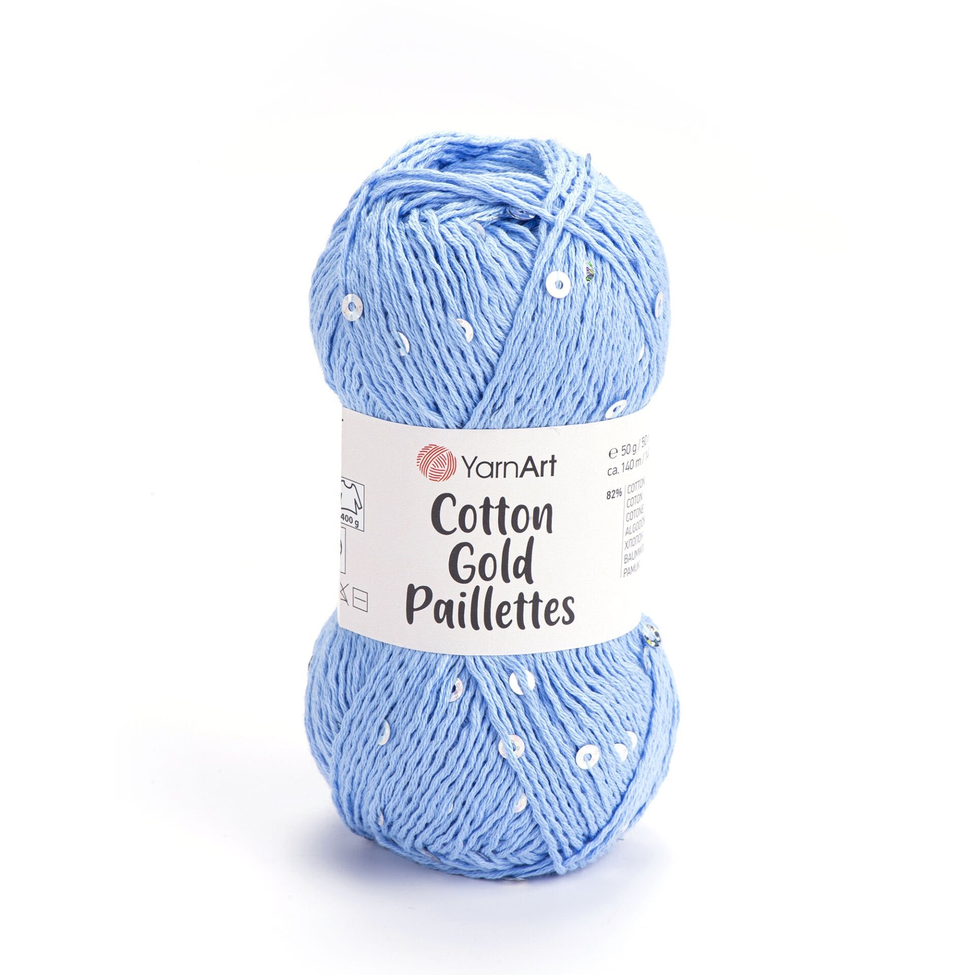 YarnArt Cotton Gold Paillettes 7110 by Yarn Park