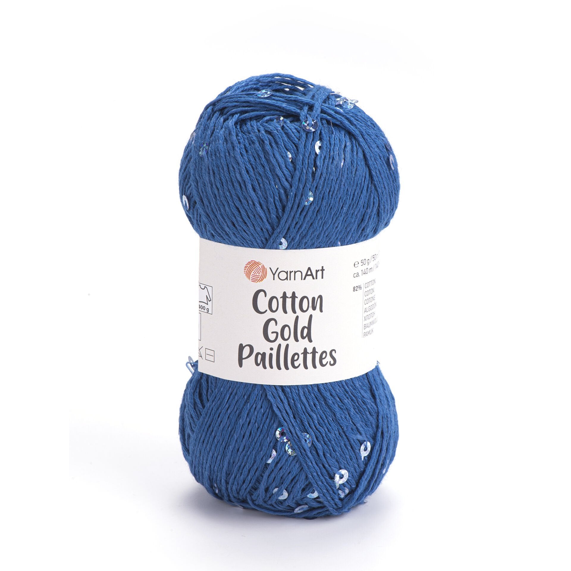 YarnArt Cotton Gold Paillettes 7111 by Yarn Park