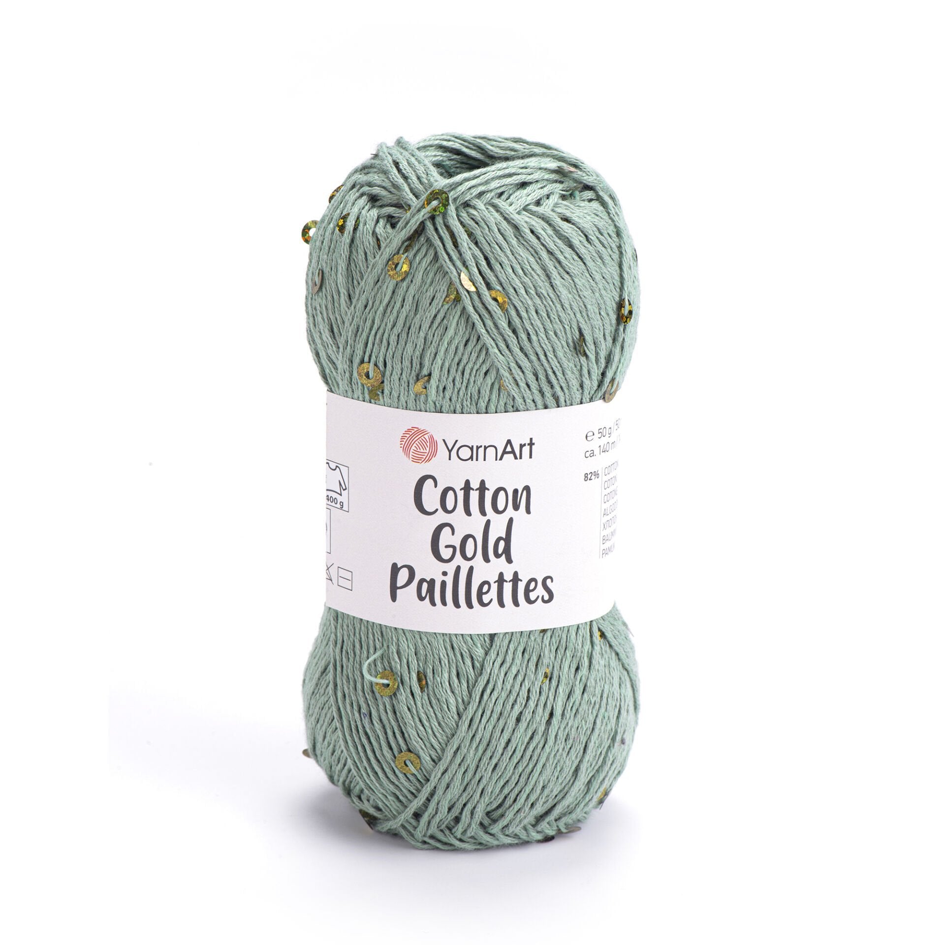 YarnArt Cotton Gold Paillettes 7113 by Yarn Park