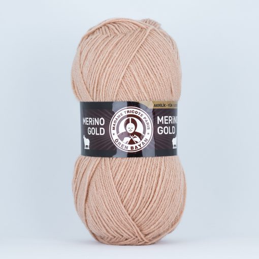Madame Tricote Paris Merino Gold 079 Wool Blend Yarn by YarnPark