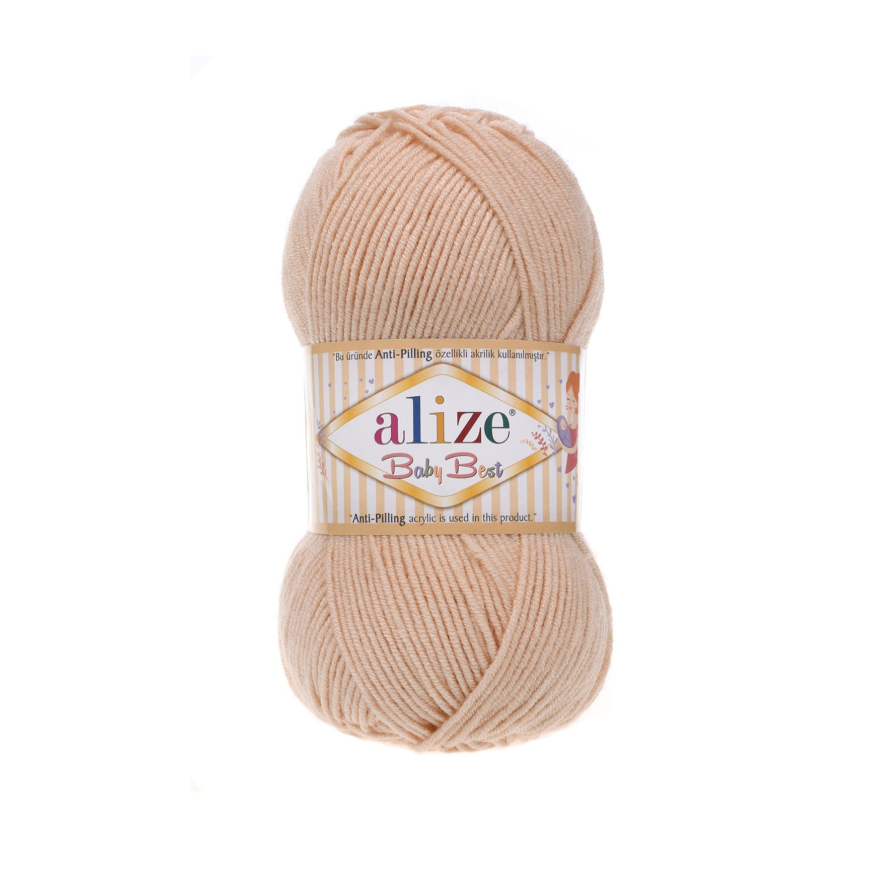 Alize Baby Best 382 yarn by YarnPark