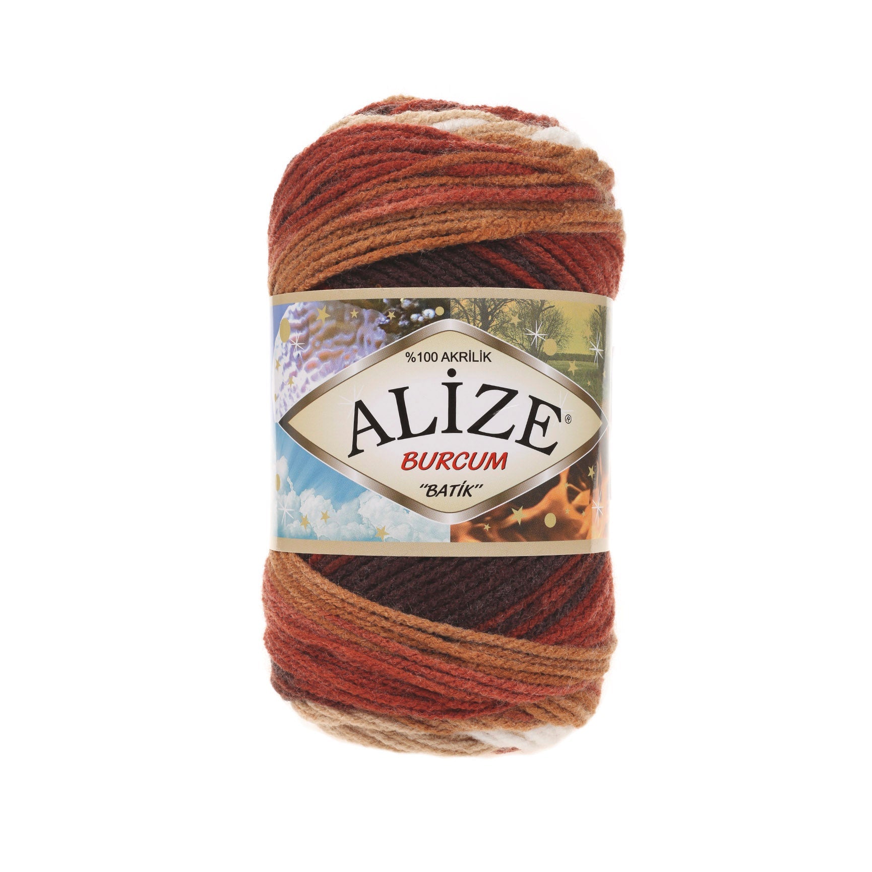 Alize Burcum Batik 2626 yarn by YarnPark