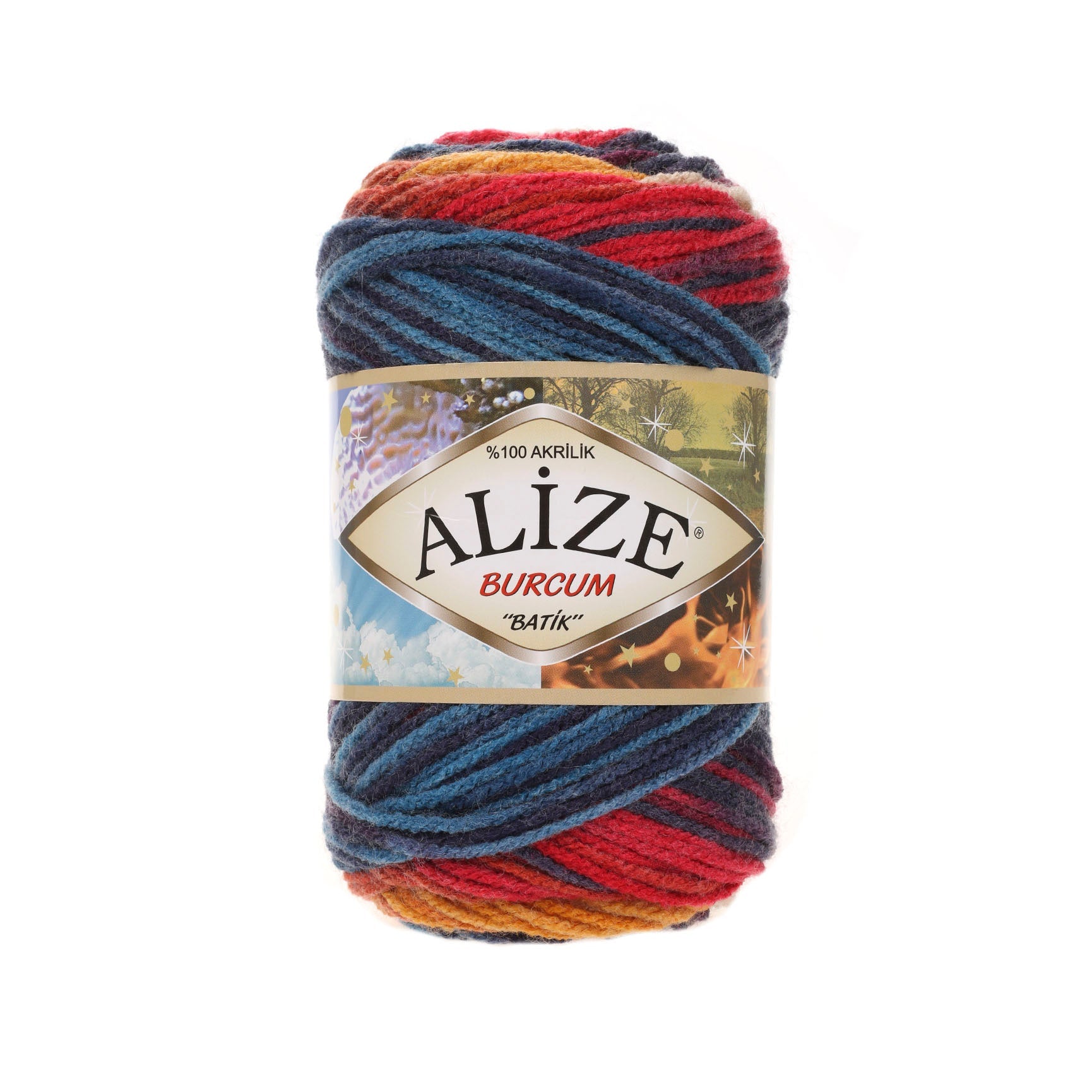 Alize Burcum Batik 4340 yarn by YarnPark