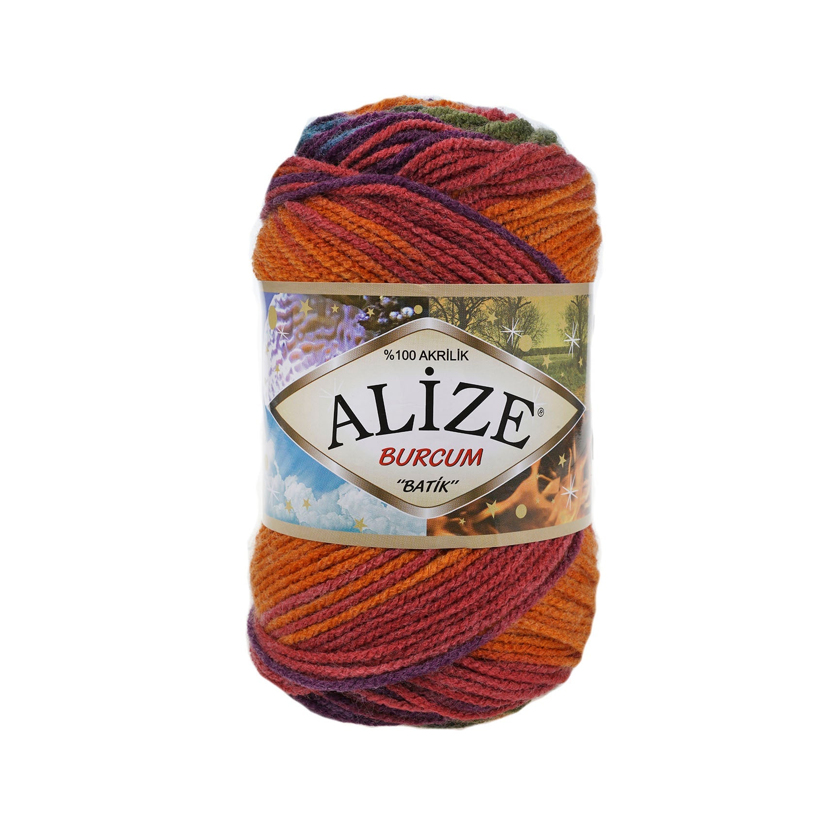 Alize Burcum Batik 4827 yarn by YarnPark