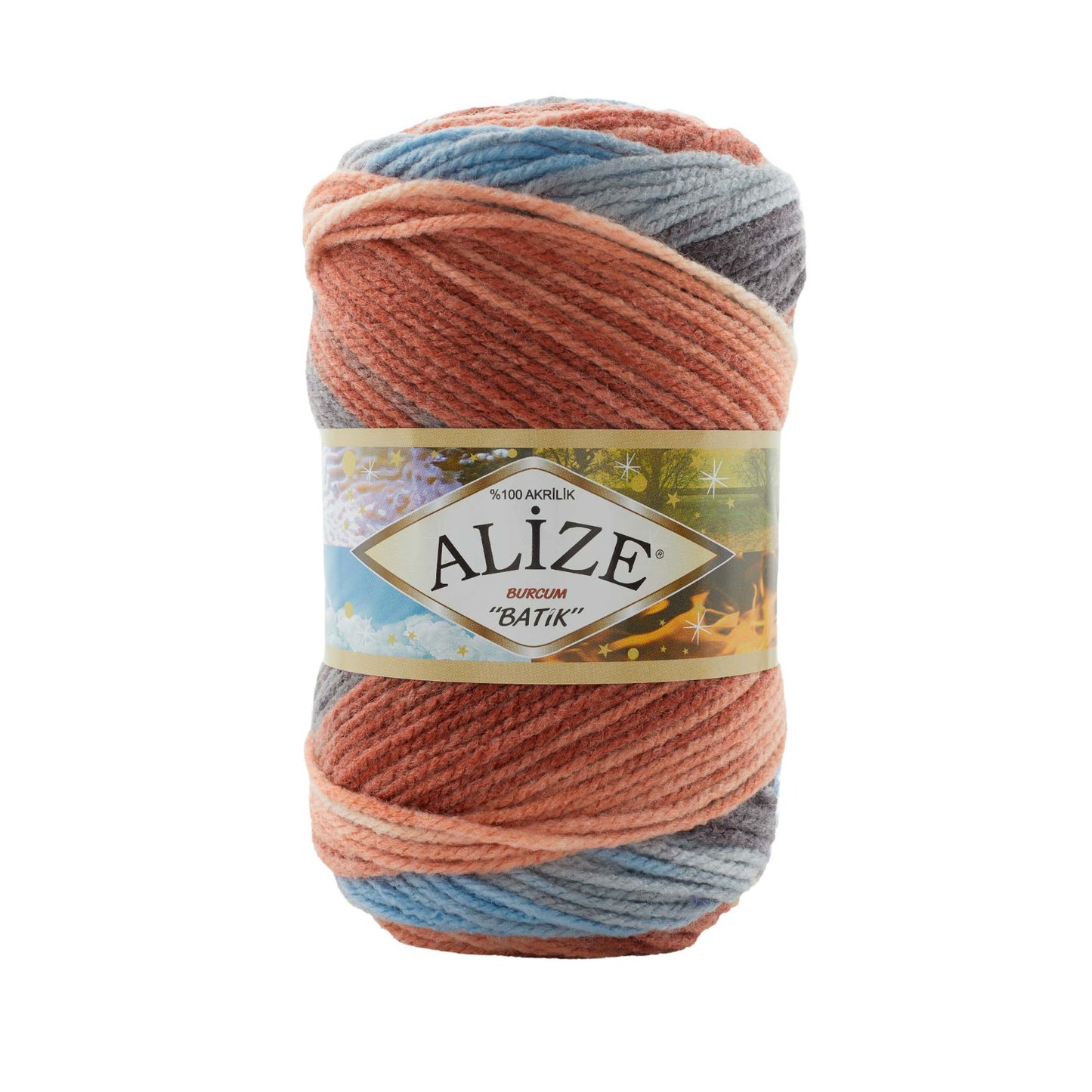 Alize Burcum Batik 7922 yarn by YarnPark