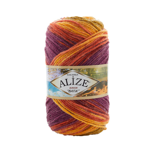 Alize Burcum Batik 8027 yarn by YarnPark