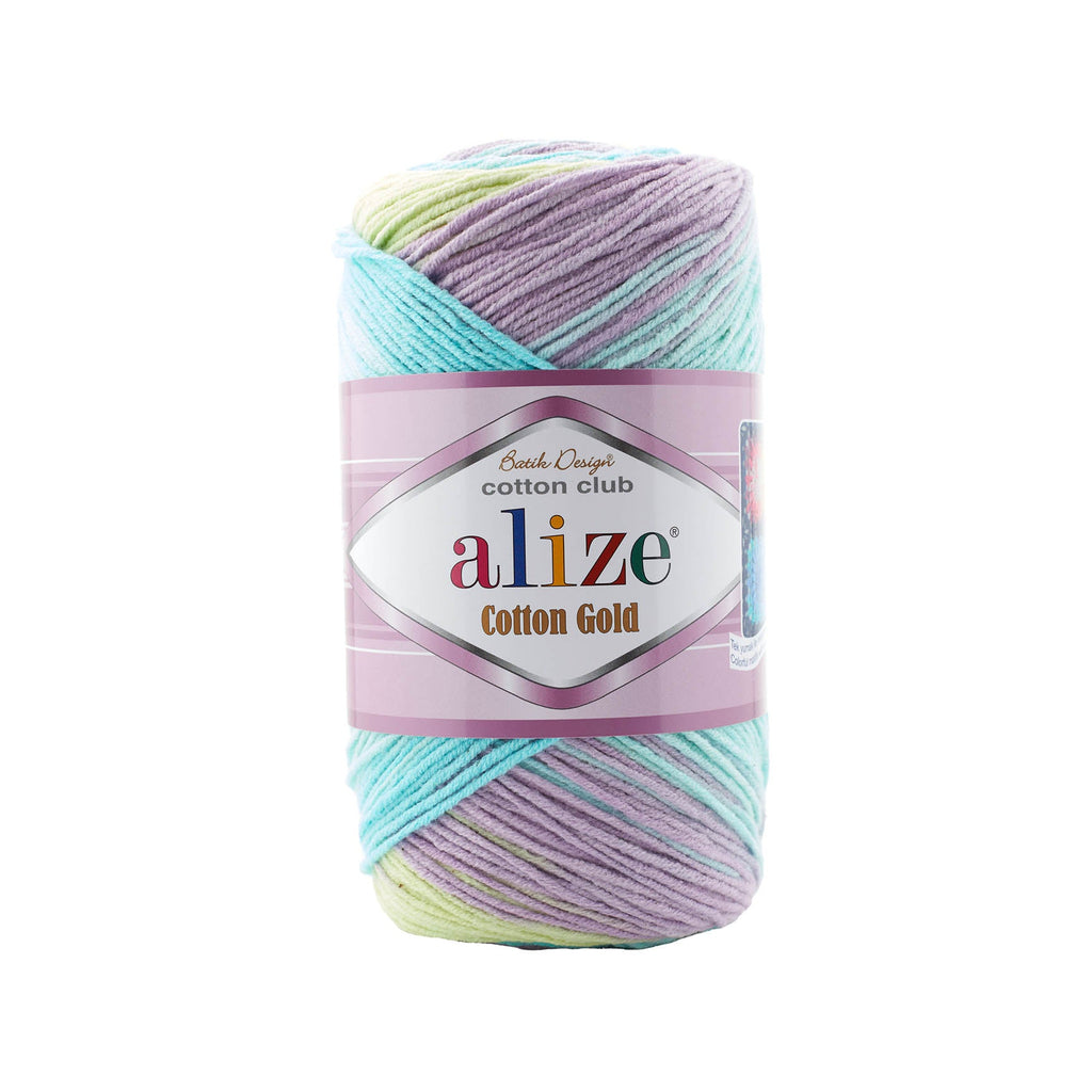 Alize Cotton Gold Batik 6951: Versatile Yarn for Crafting