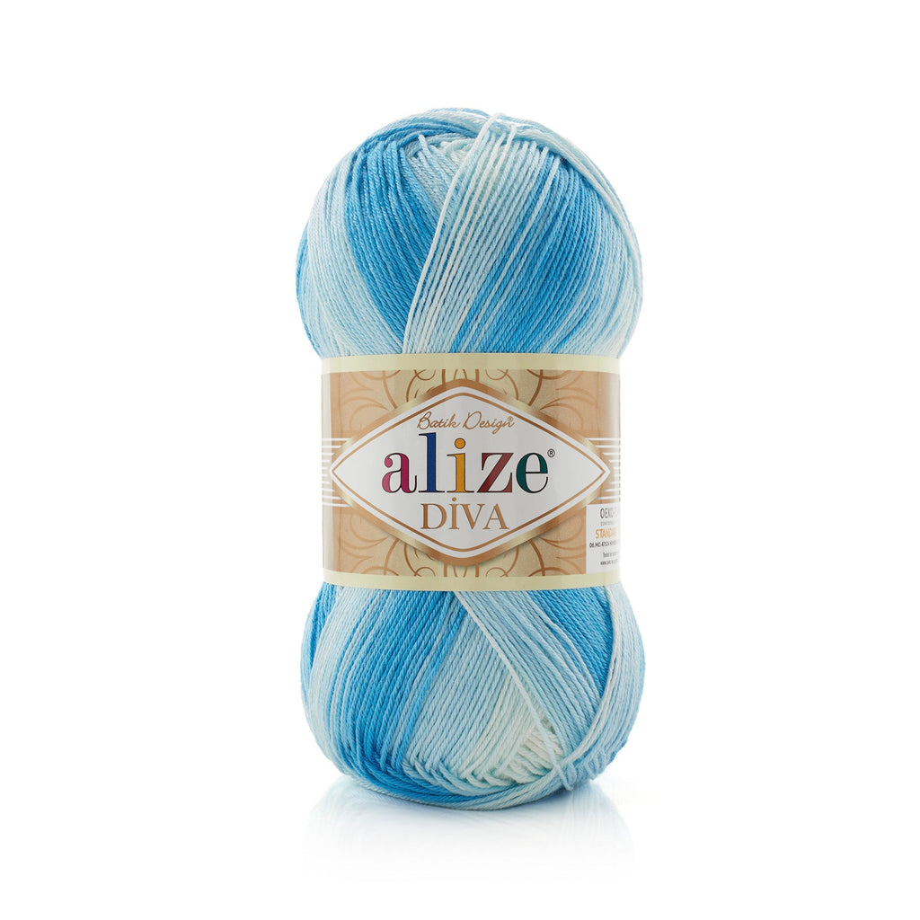 Alize Diva Batik 2130: Lightweight Acrylic Yarn for Spring & Summer ...