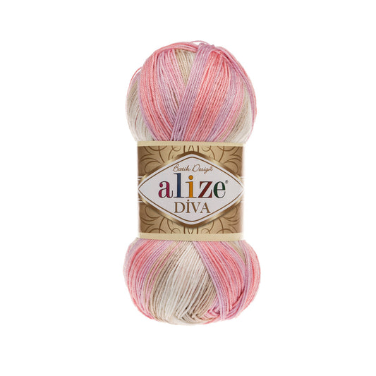 Alize Diva Batik 2807 yarn by YarnPark