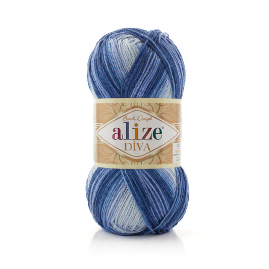 Alize Diva Batik 3282 yarn by YarnPark