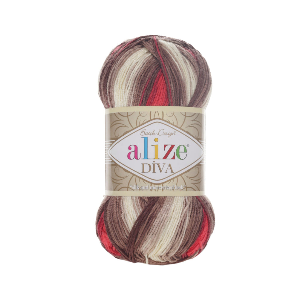 Alize Diva Batik 4574: Lightweight Acrylic Yarn for Spring & Summer ...