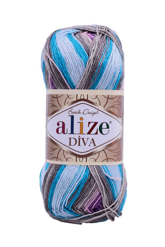 Alize Diva Batik 5553 yarn by YarnPark