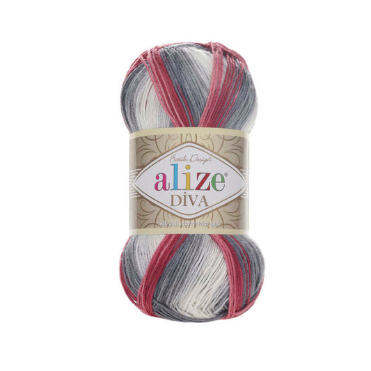 Alize Diva Batik 5740 yarn by YarnPark