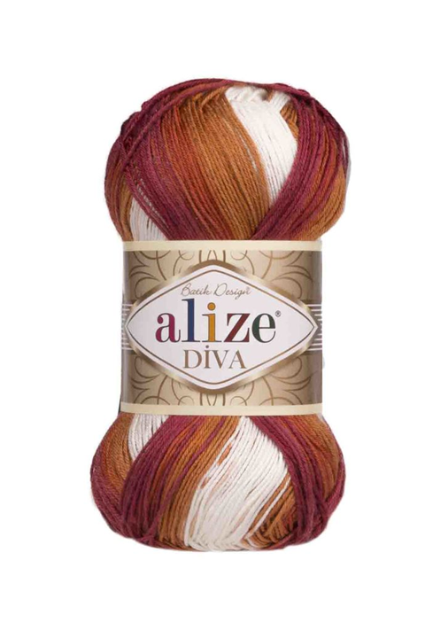 Alize Diva Batik 7107 yarn by YarnPark