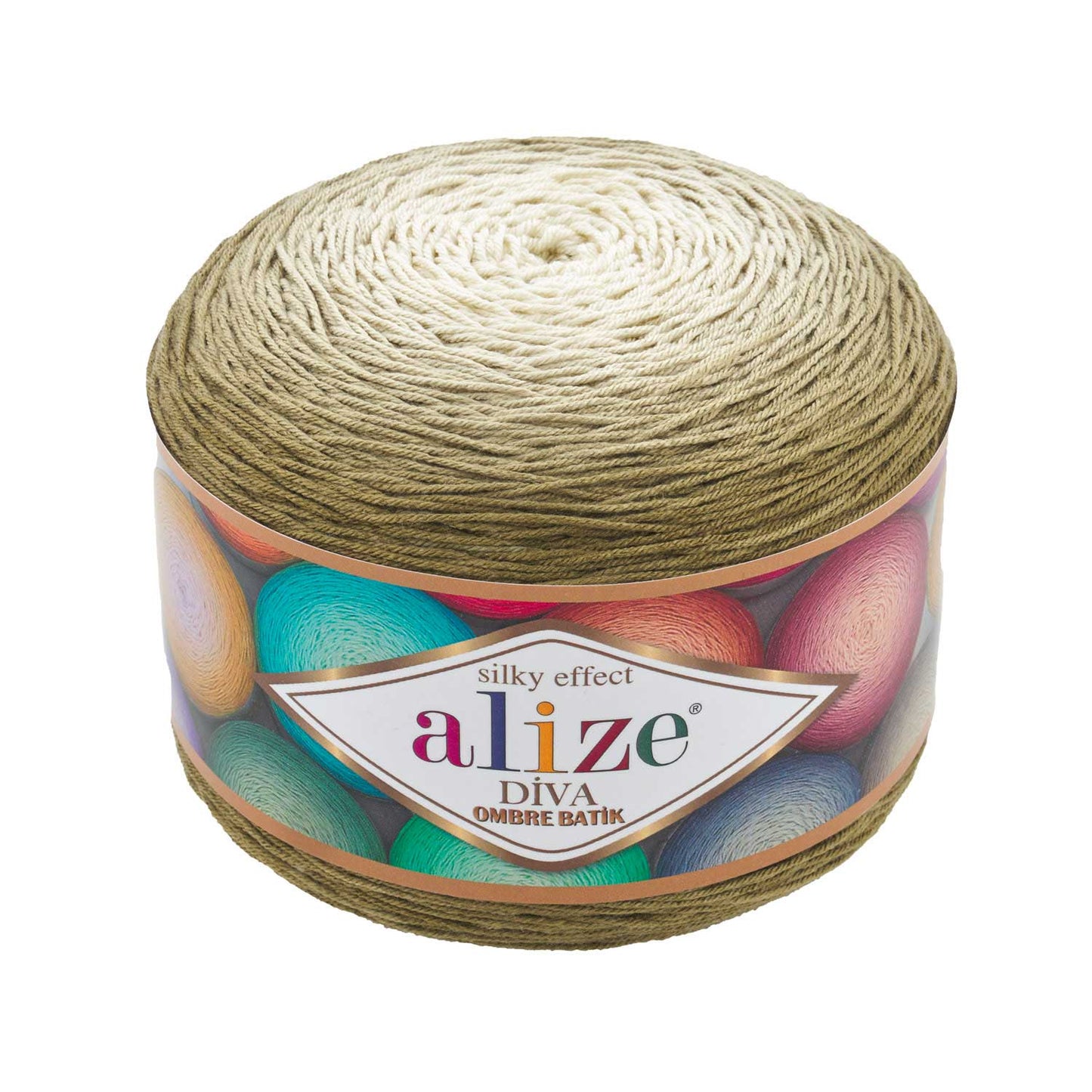 Alize Diva Ombre Batik 7374 yarn by YarnPark