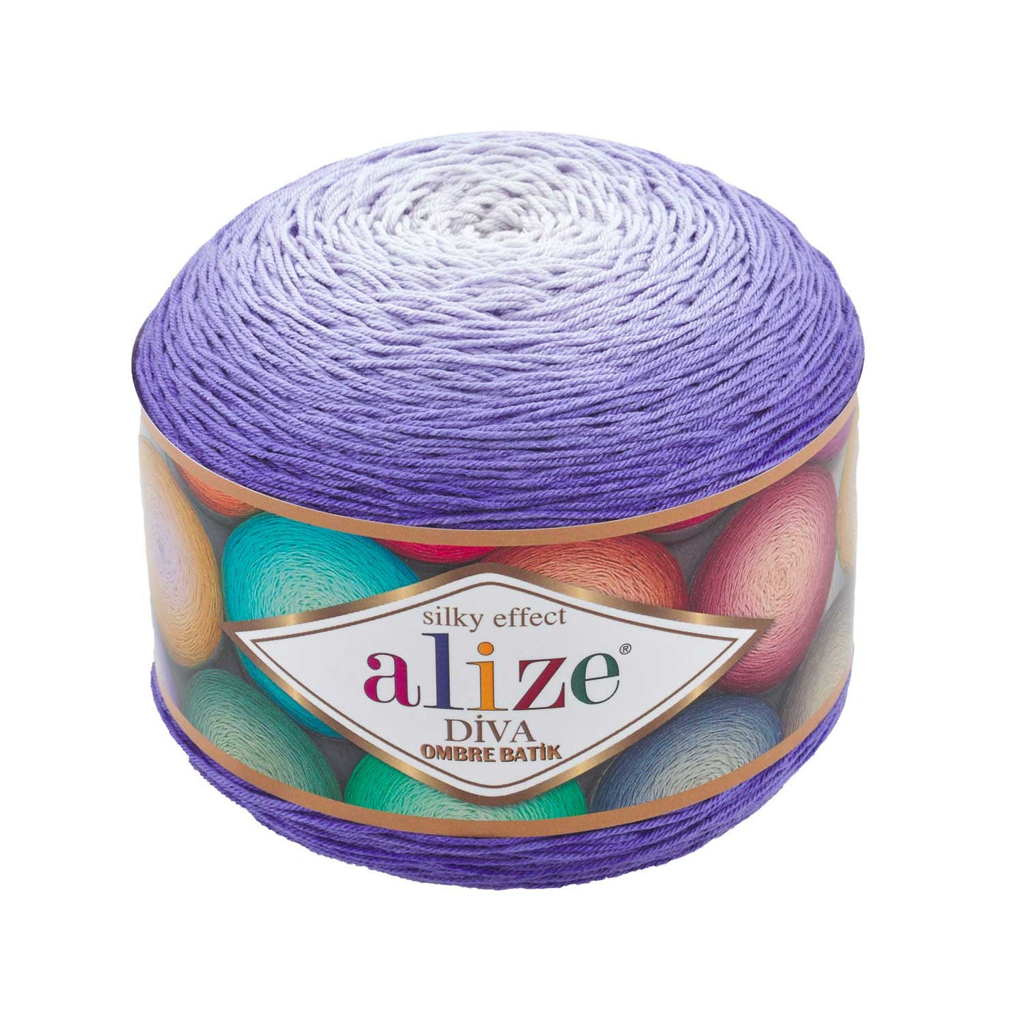 Alize Diva Ombre Batik 7378 yarn by YarnPark