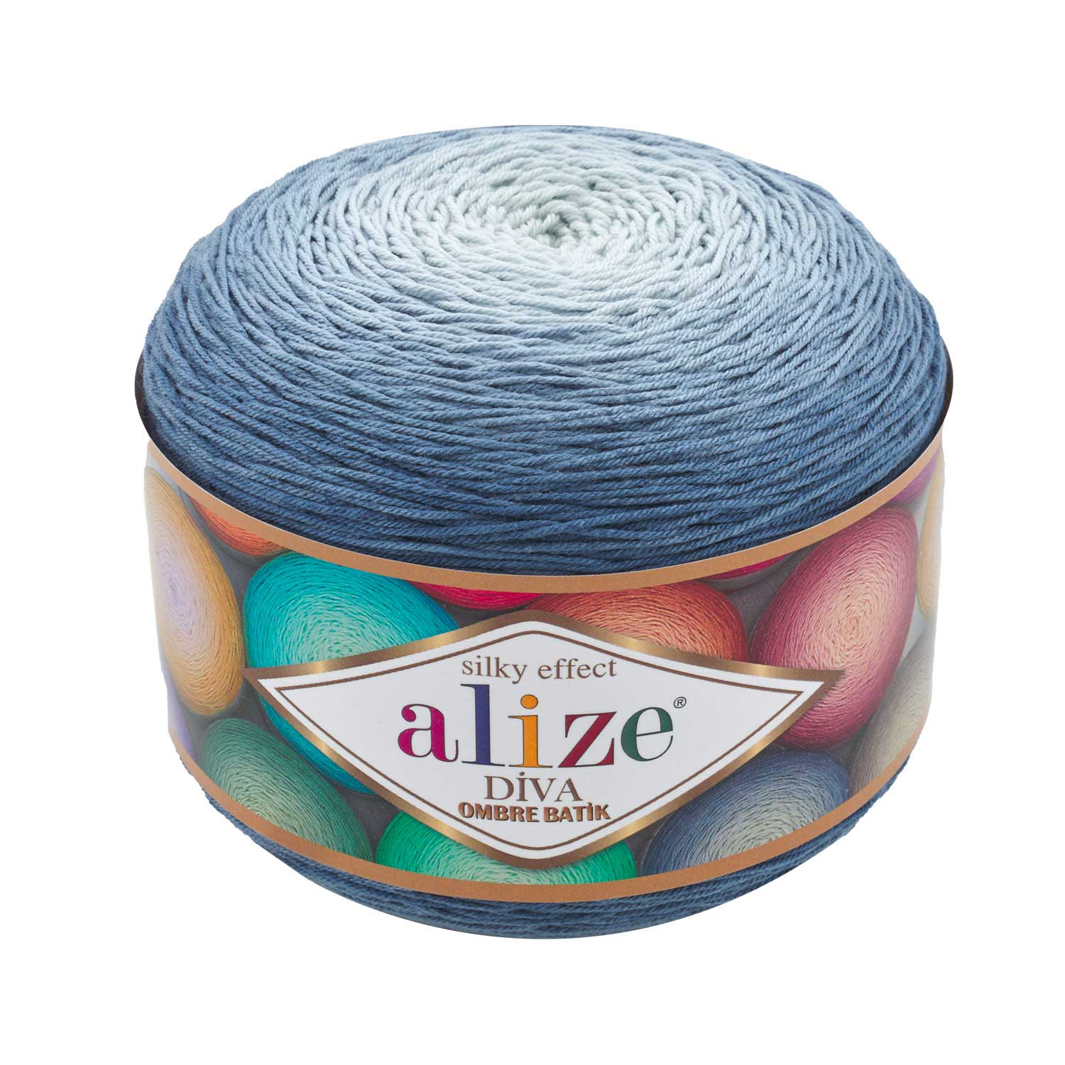 Alize Diva Ombre Batik 7379 yarn by YarnPark