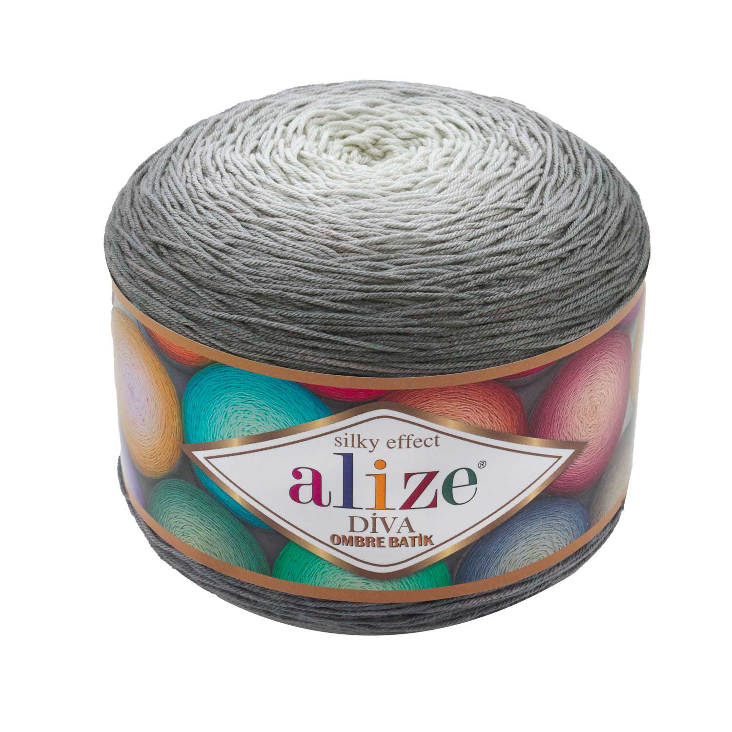 Alize Diva Ombre Batik 7380 yarn by YarnPark