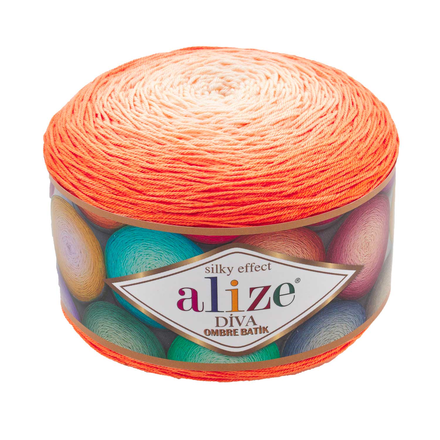 Alize Diva Ombre Batik 7413 yarn by YarnPark