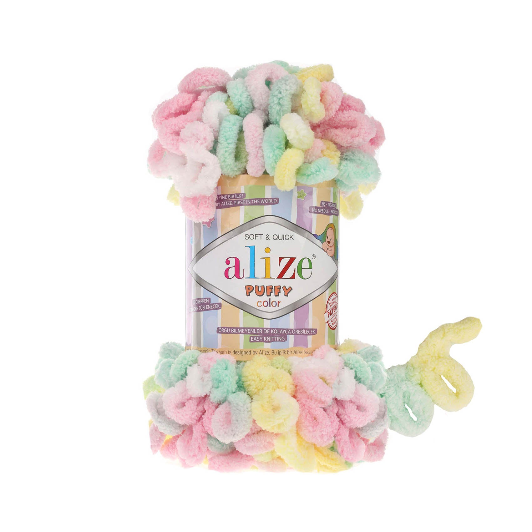 Alize Puffy Color 5862 yarn by YarnPark