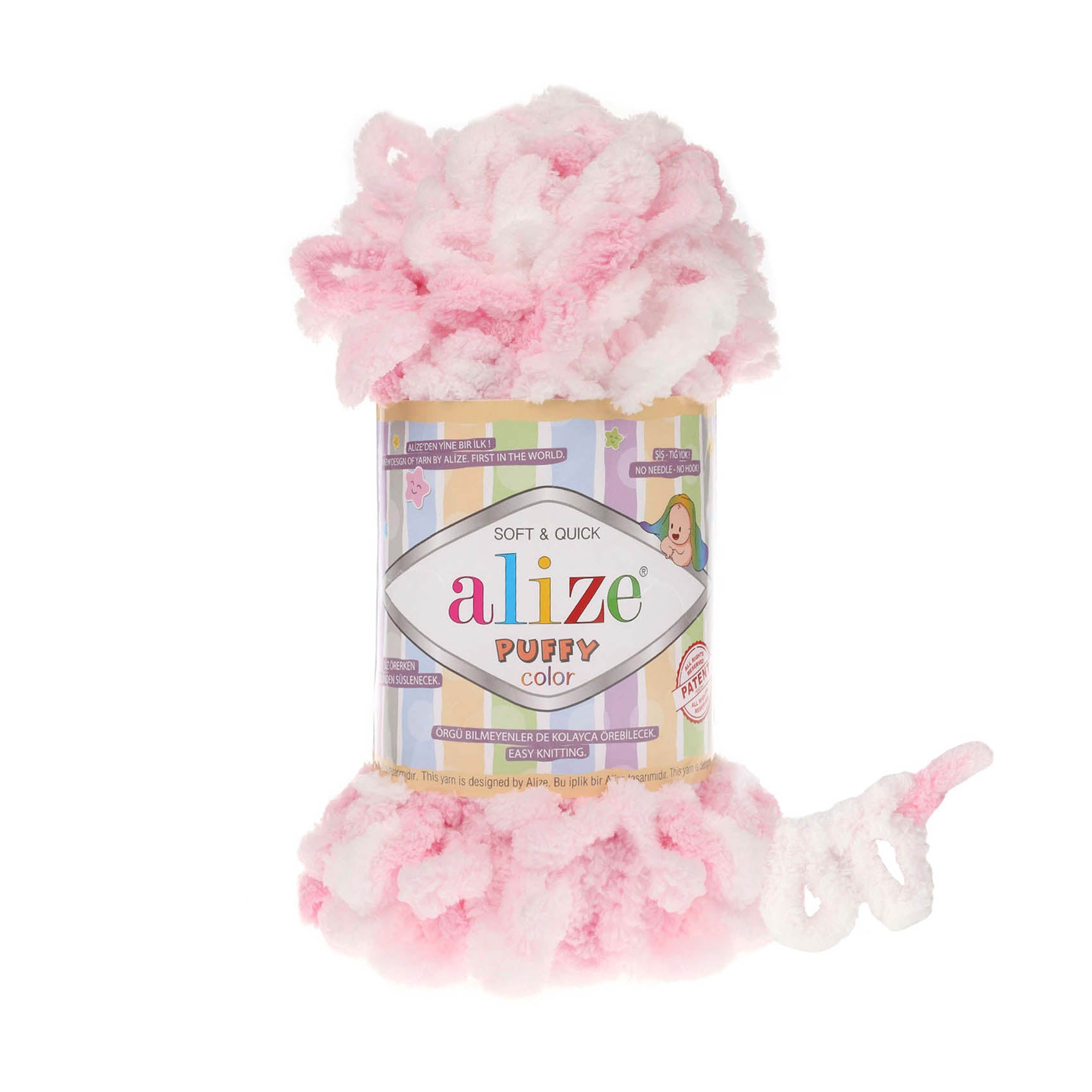 Alize Puffy Color 5863 yarn by YarnPark