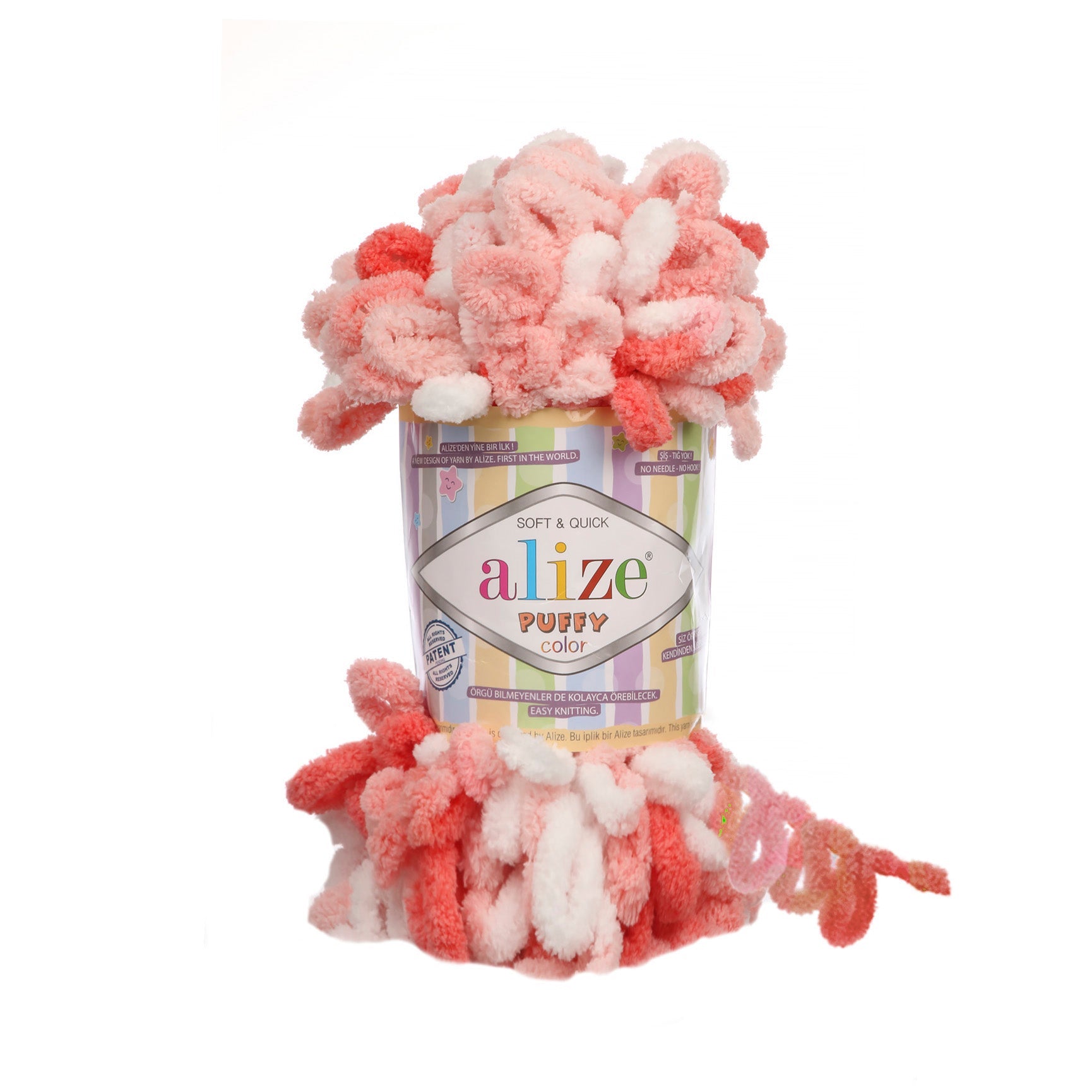 Alize Puffy Color 5922 yarn by YarnPark