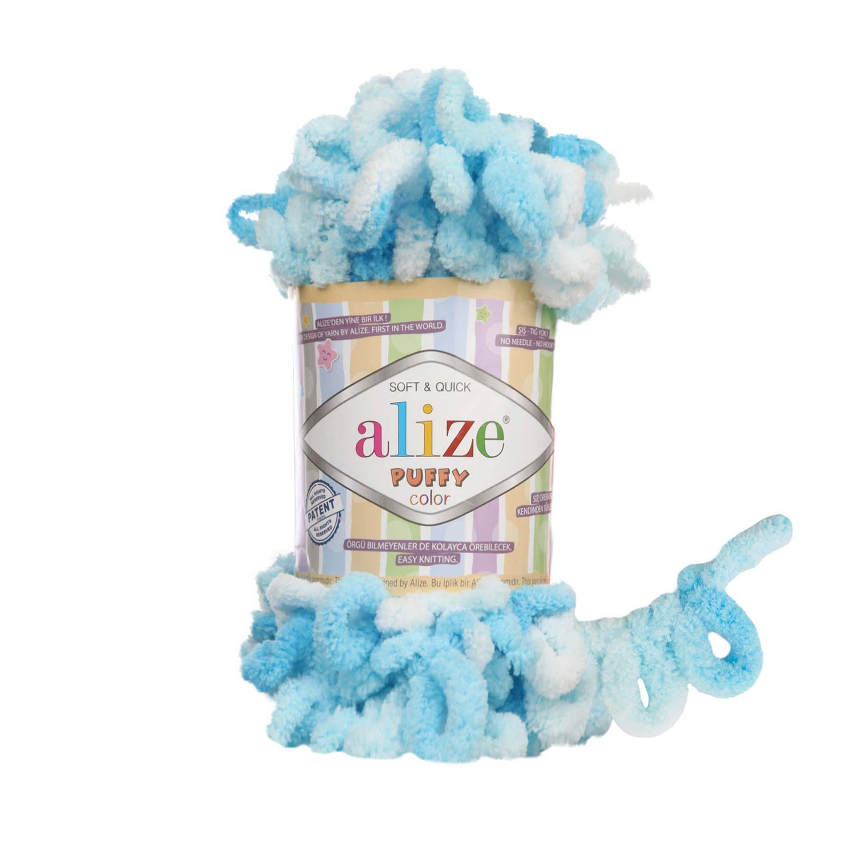 Alize Puffy Color 5924 yarn by YarnPark