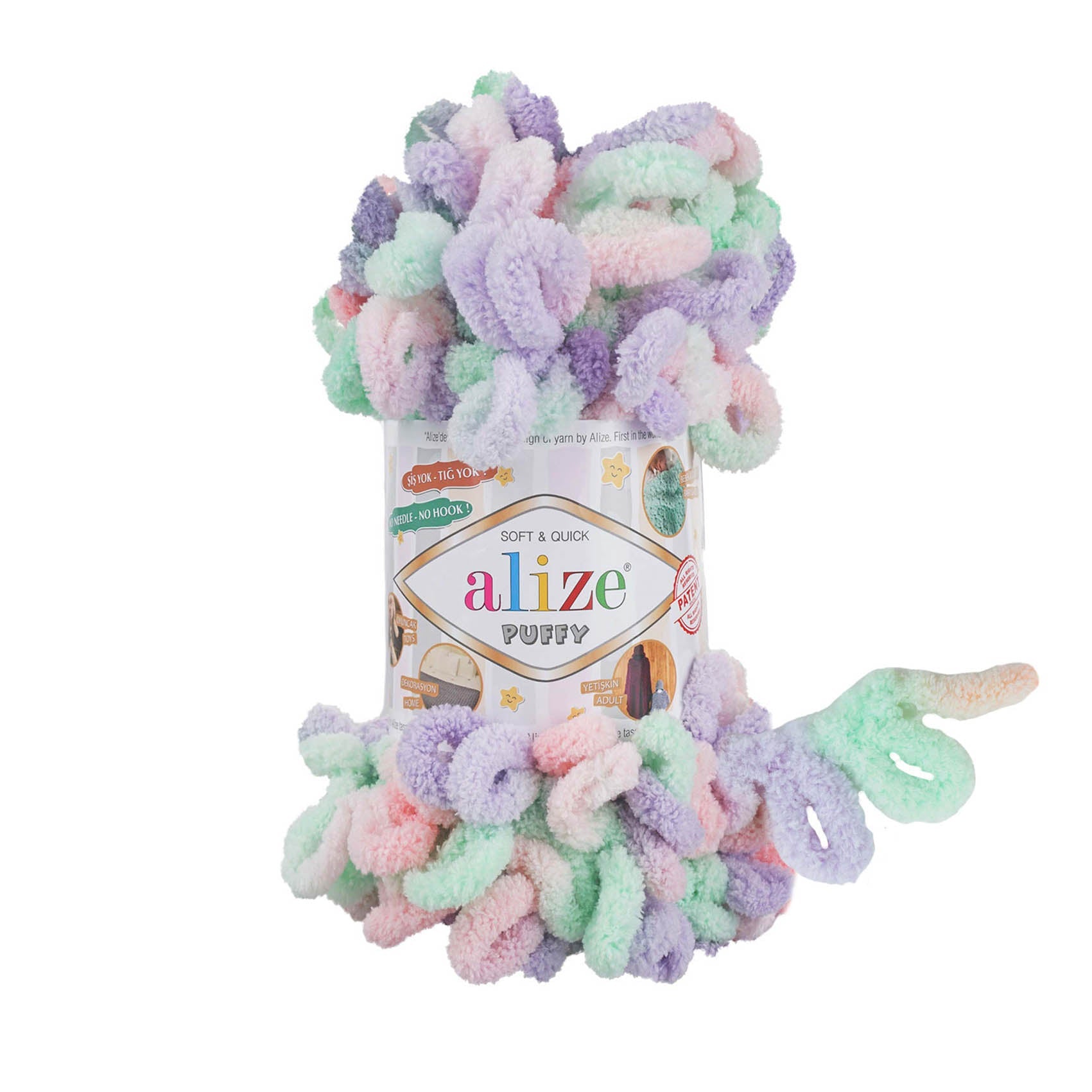 Alize Puffy Color 5938 yarn by YarnPark