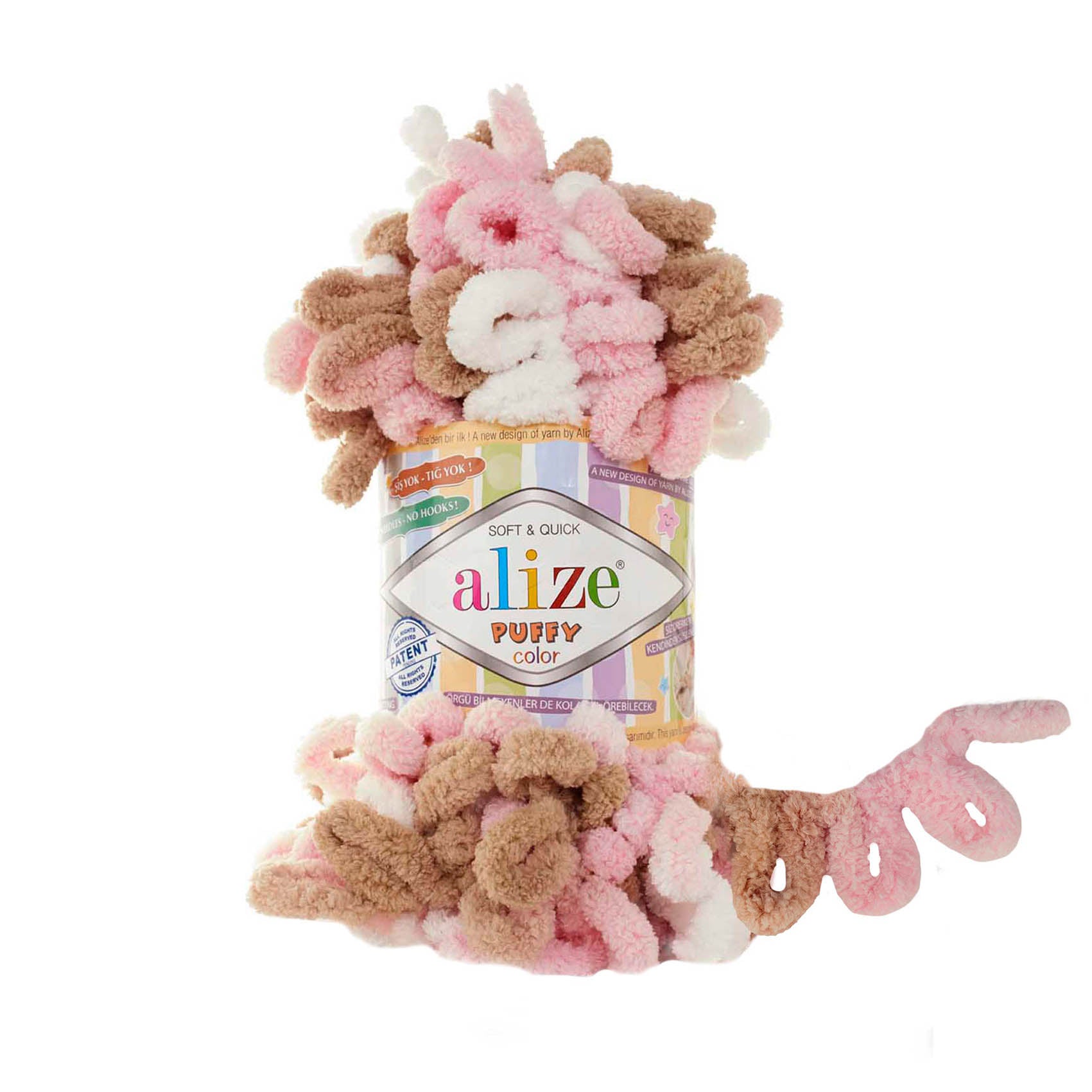 Alize Puffy Color 6046 yarn by YarnPark