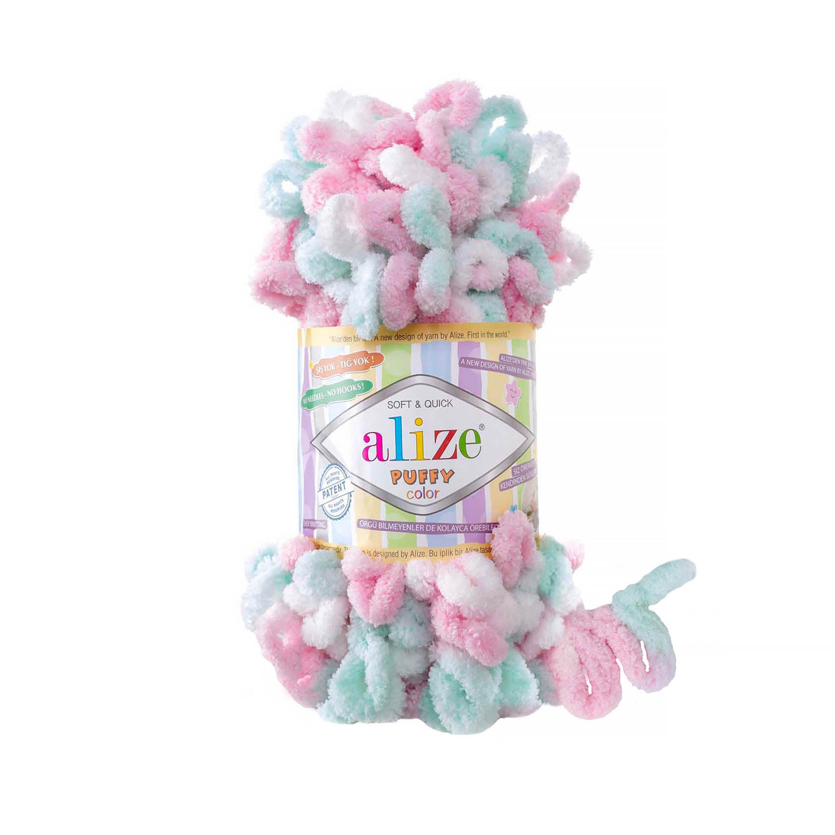Alize Puffy Color 6052 yarn by YarnPark