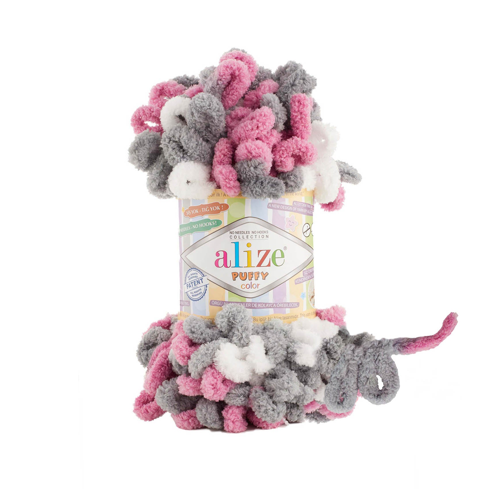 Alize Puffy Color 6070 yarn by YarnPark