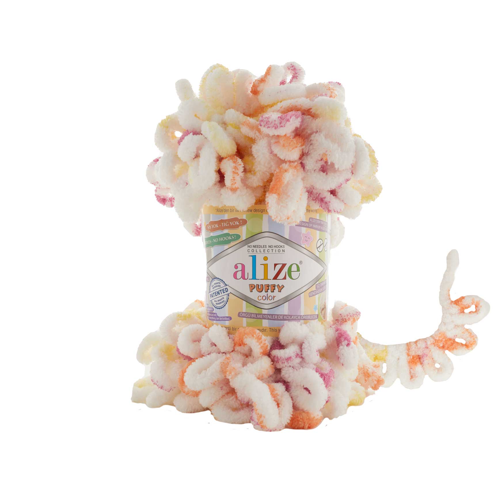 Alize Puffy Color 6244 yarn by YarnPark