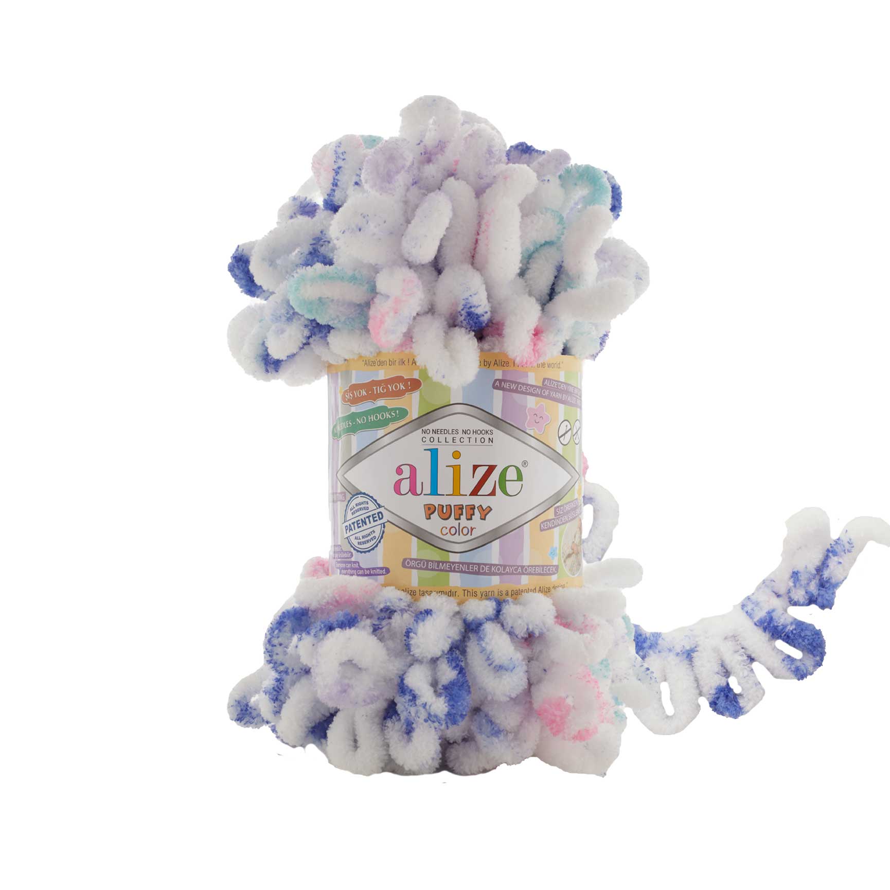 Alize Puffy Color 6245 yarn by YarnPark