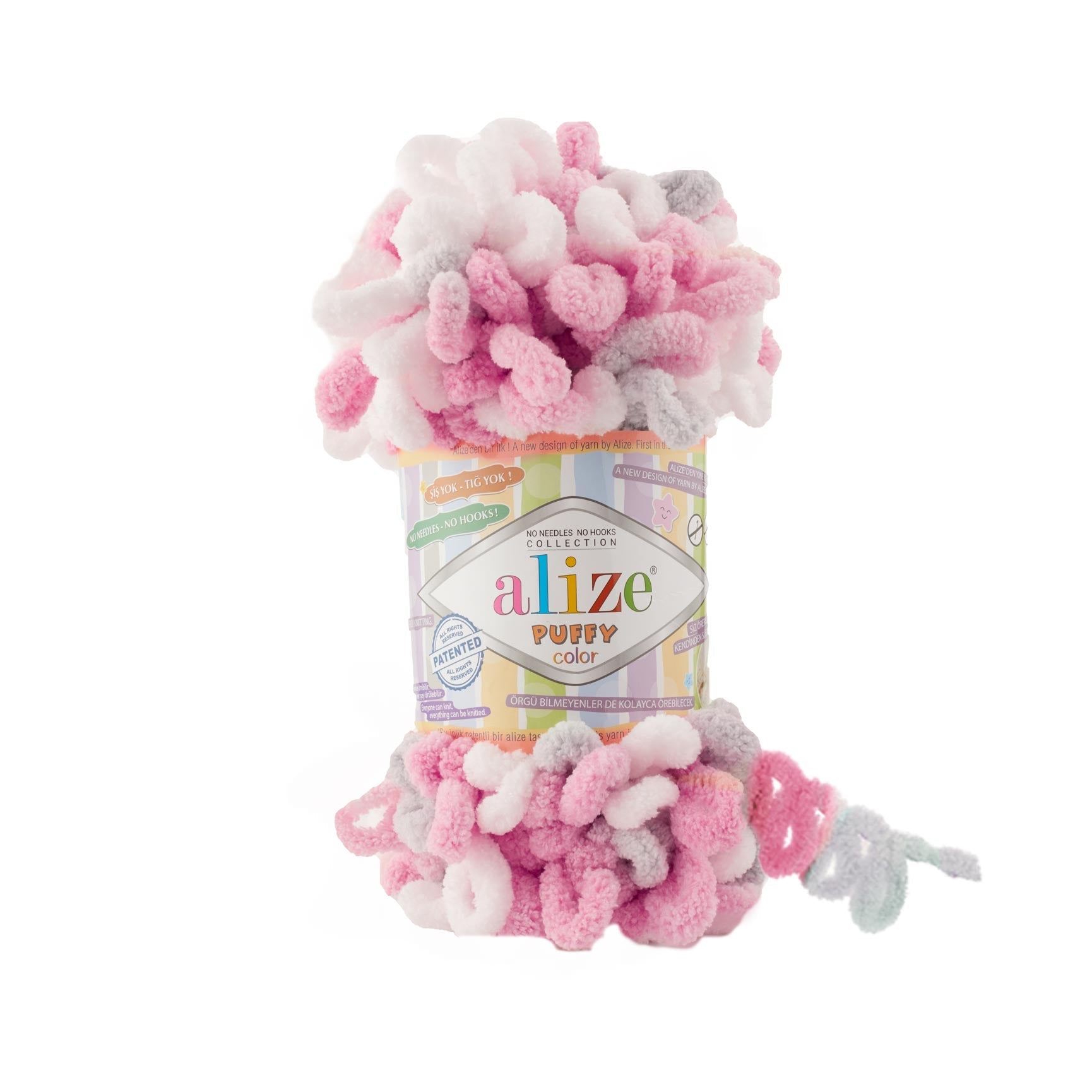 Alize Puffy Color 6370 yarn by YarnPark