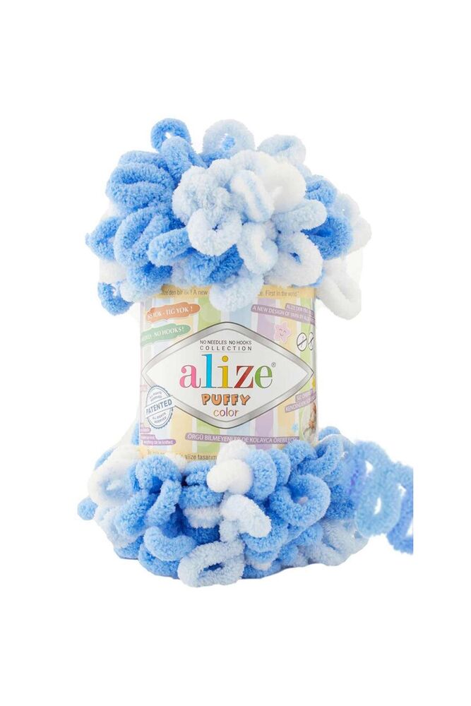 Alize Puffy Color 6371 yarn by YarnPark