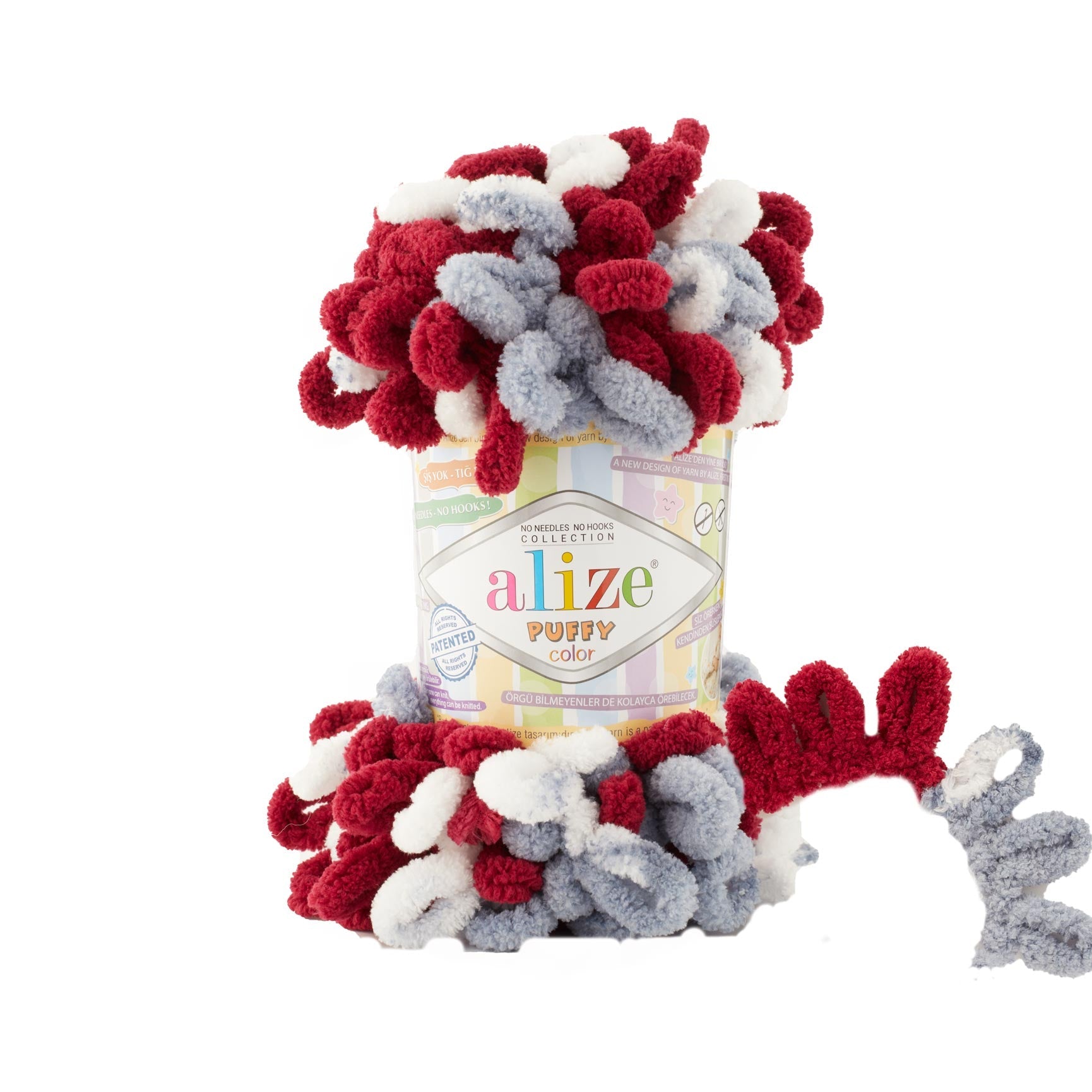 Alize Puffy Color 6376 yarn by YarnPark