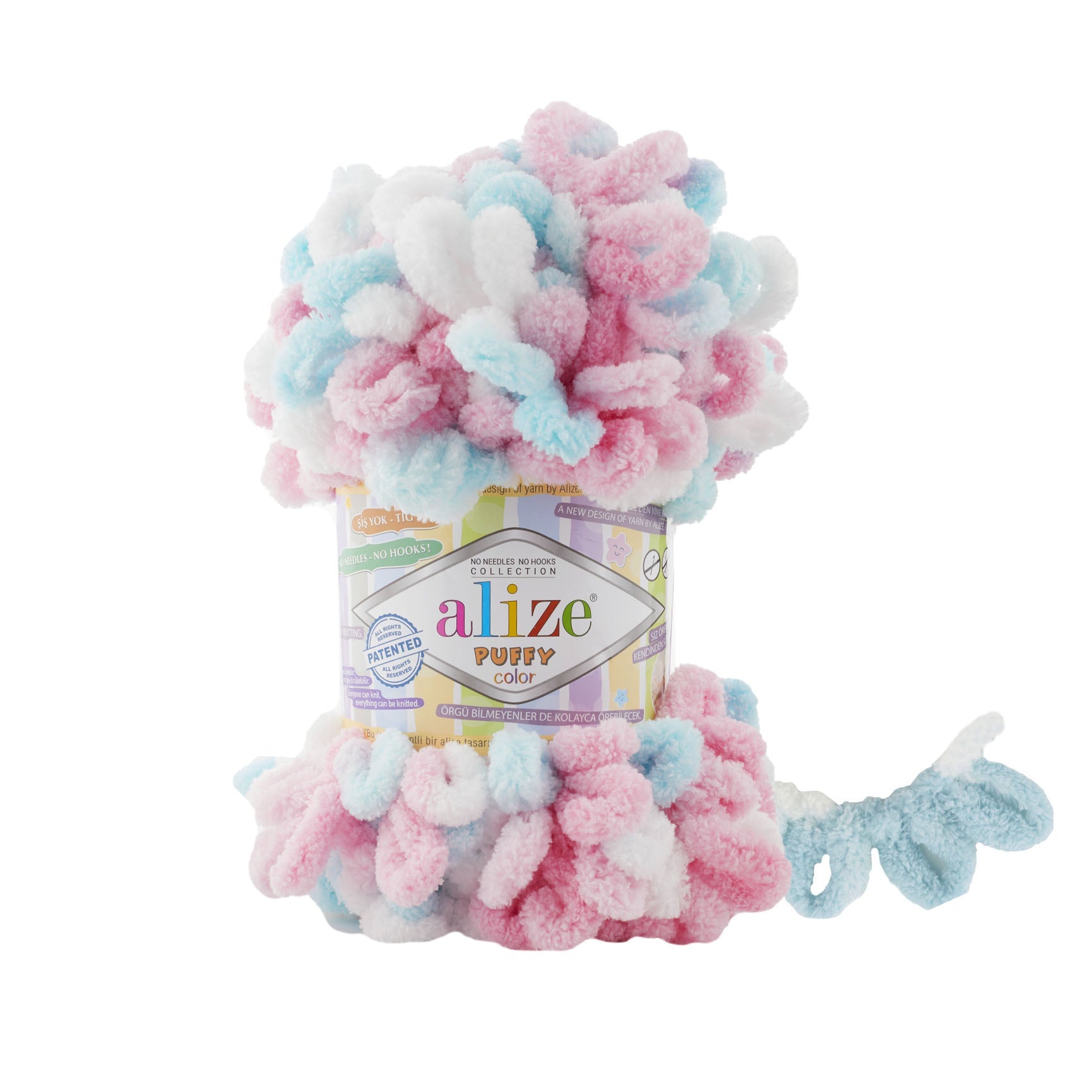 Alize Puffy Color 6377 yarn by YarnPark