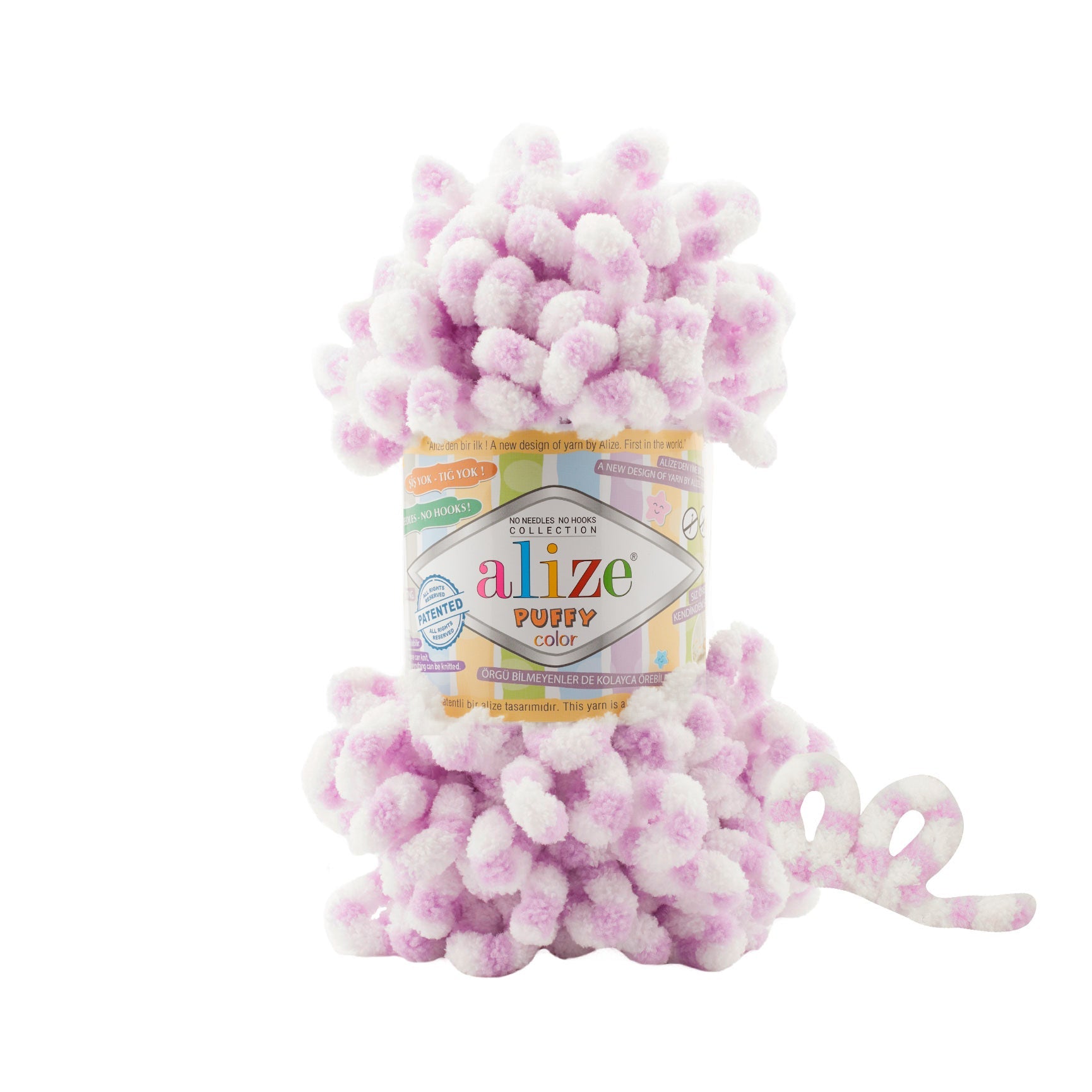 Alize Puffy Color 6458 yarn by YarnPark